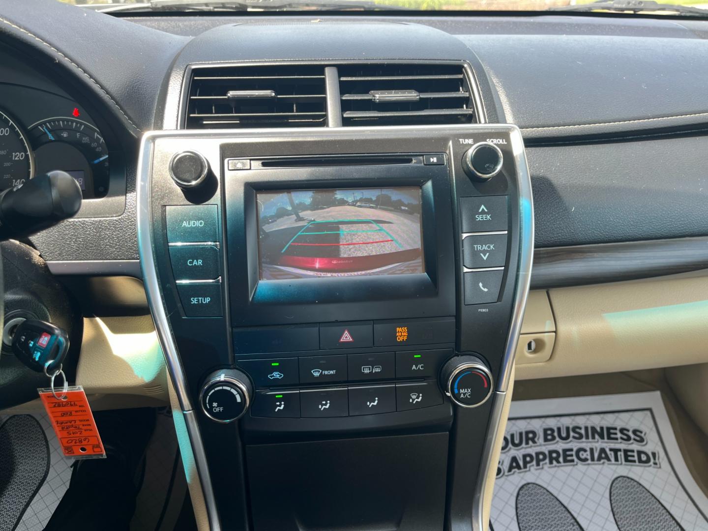 2015 Ruby Flare Pearl Toyota Camry LE (4T1BF1FKXFU) with an 2.5L L4 DOHC 16V engine, 6-Speed Automatic transmission, located at 1633 W Kimberly, Davenport, IA, 52806, (563) 323-5341, 41.559456, -90.598732 - Photo#6